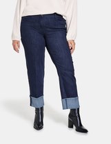 SAMOON Dames 7/8-jeans van raw denim organic cotton Raw Blue Denim-56