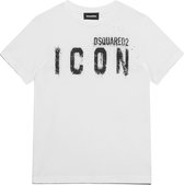 Dsquared2 Jongens Icon T-shirt Wit maat 152
