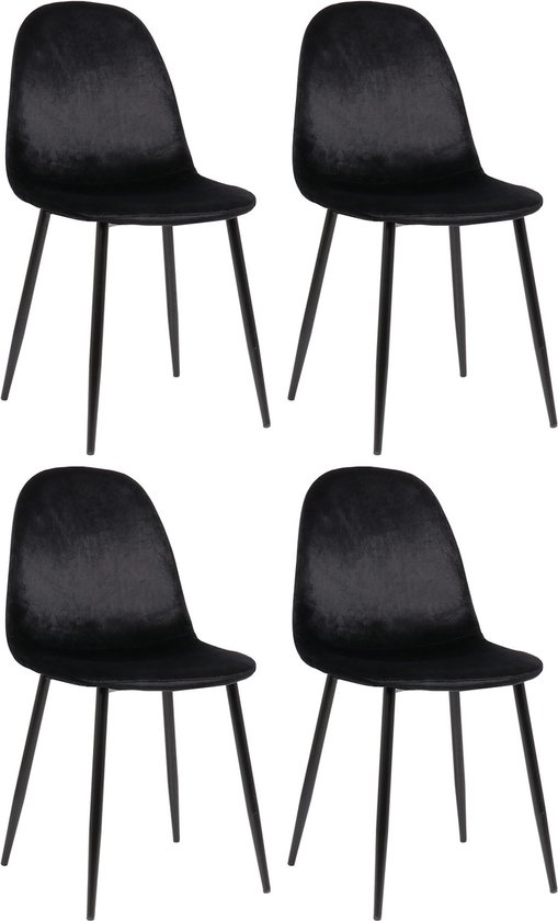Zwarte Plastic eetkamerstoelen kopen? ✔️ Vergelijk & bespaar