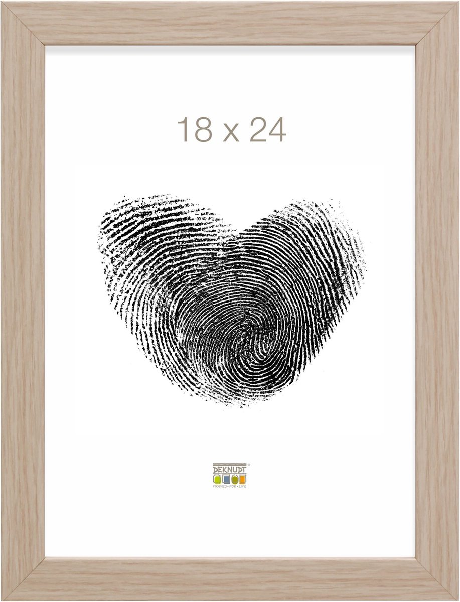 Deknudt Frames fotolijst S45RJ1 - naturel eikkleur - hout - 18x24 cm