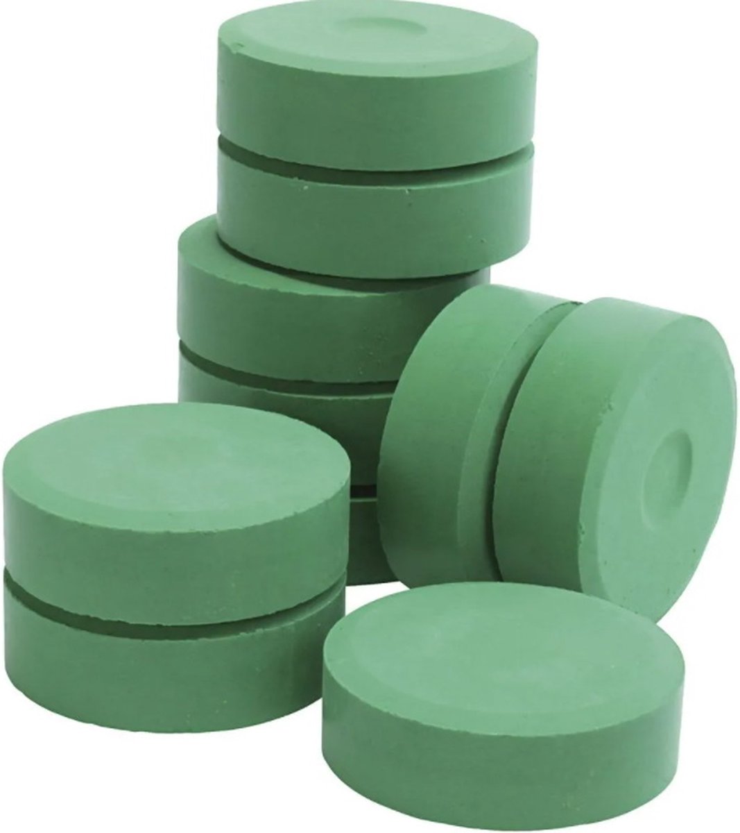 Creotime Tempera verfblokken 19 x 57 mm 10 stuks Groen