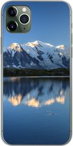 iPhone 11 Pro Max hoesje - De Mont Blanc vanaf het meer Chesery - Siliconen Telefoonhoesje