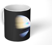 Mok - De planeet Saturnus van de zijkant - 350 ML - Beker - Uitdeelcadeautjes