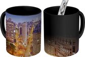 Magische Mok - Foto op Warmte Mok - Flatiron Building - New York - Amerika - 350 ML - Uitdeelcadeautjes