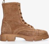 Tango | Romy 29-a soft camel suede perfo boot - camel sole | Maat: 42