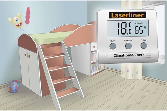 Laserliner ClimaHome-Check Thermo- hygrometer - 0°C t/m 50°C - Laserliner