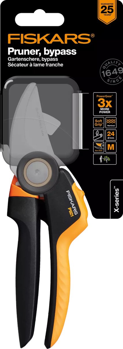 Fiskars Sécateur - Coupe-branches bypass X-series - Taille M