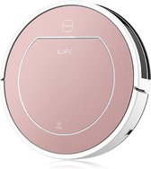 Nanoid - Robotstofzuiger met Dweilfunctie - Dweilrobot - Robotstofzuiger - met Oplaadstation - Extra Dun - 120 Minuten - Houten Vloer - Tapijt - Laminaat - Roze