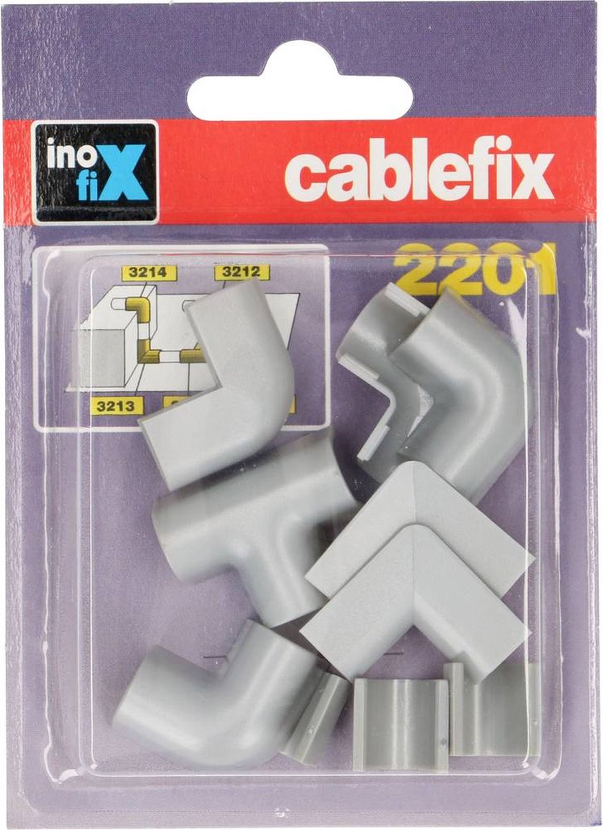 Inofix Cablefix 2202 Verbindingen Grijs (Betonlook)