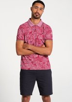 J&JOY - Poloshirt Mannen 24 Selva Sangria Jungle