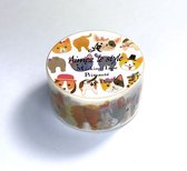 Creabrulee - Washi Tape - Cats & Dogs