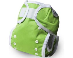 Overbroekje wasbare luier - Lime | 2 stuks | Bambinex | Luierbroekje