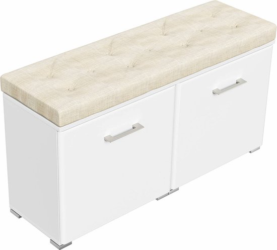 Malaga - Hoekbank 3-zits met chaise longue - Teddystof beige - Links