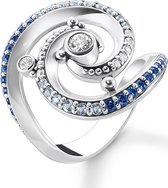 Thomas Sabo Dames Dames ring 925 sterling zilver sterling zilver 22 Zilver 32020346