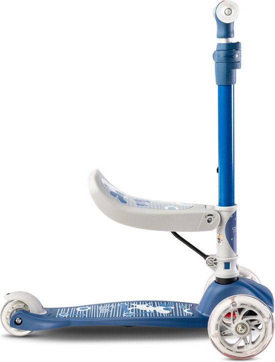Toyz - Trottinette Tixi Blauw