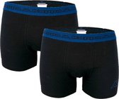 Kappa Boxershorts - Elastisch Katoenen Heren Ondergoed - 2PACK - Antraciet - Maat: XL