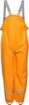 Color Kids - Regenbroek met fleece voering voor kinderen - Oranjegeel - maat 128cm