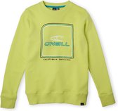 O'Neill Sweatshirts Boys ALL YEAR CREW Limegroen 140 - Limegroen 70% Cotton, 30% Recycled Polyester