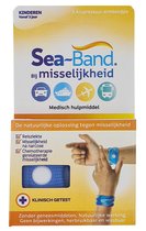 Seaband - Polsband - Wagenziekte - Reisziekte - Kinderen - 2 stuks - Blauw