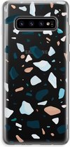 Case Company® - Samsung Galaxy S10 Plus hoesje - Terrazzo N°13 - Soft Cover Telefoonhoesje - Bescherming aan alle Kanten en Schermrand
