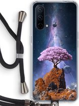 Case Company® - OnePlus Nord CE 5G hoesje met Koord - Ambition - Telefoonhoesje met Zwart Koord - Bescherming aan alle Kanten en Over de Schermrand