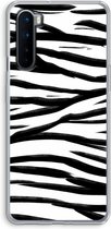 Case Company® - OnePlus Nord hoesje - Zebra pattern - Soft Cover Telefoonhoesje - Bescherming aan alle Kanten en Schermrand