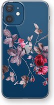 Case Company® - iPhone 12 mini hoesje - Mooie bloemen - Soft Cover Telefoonhoesje - Bescherming aan alle Kanten en Schermrand