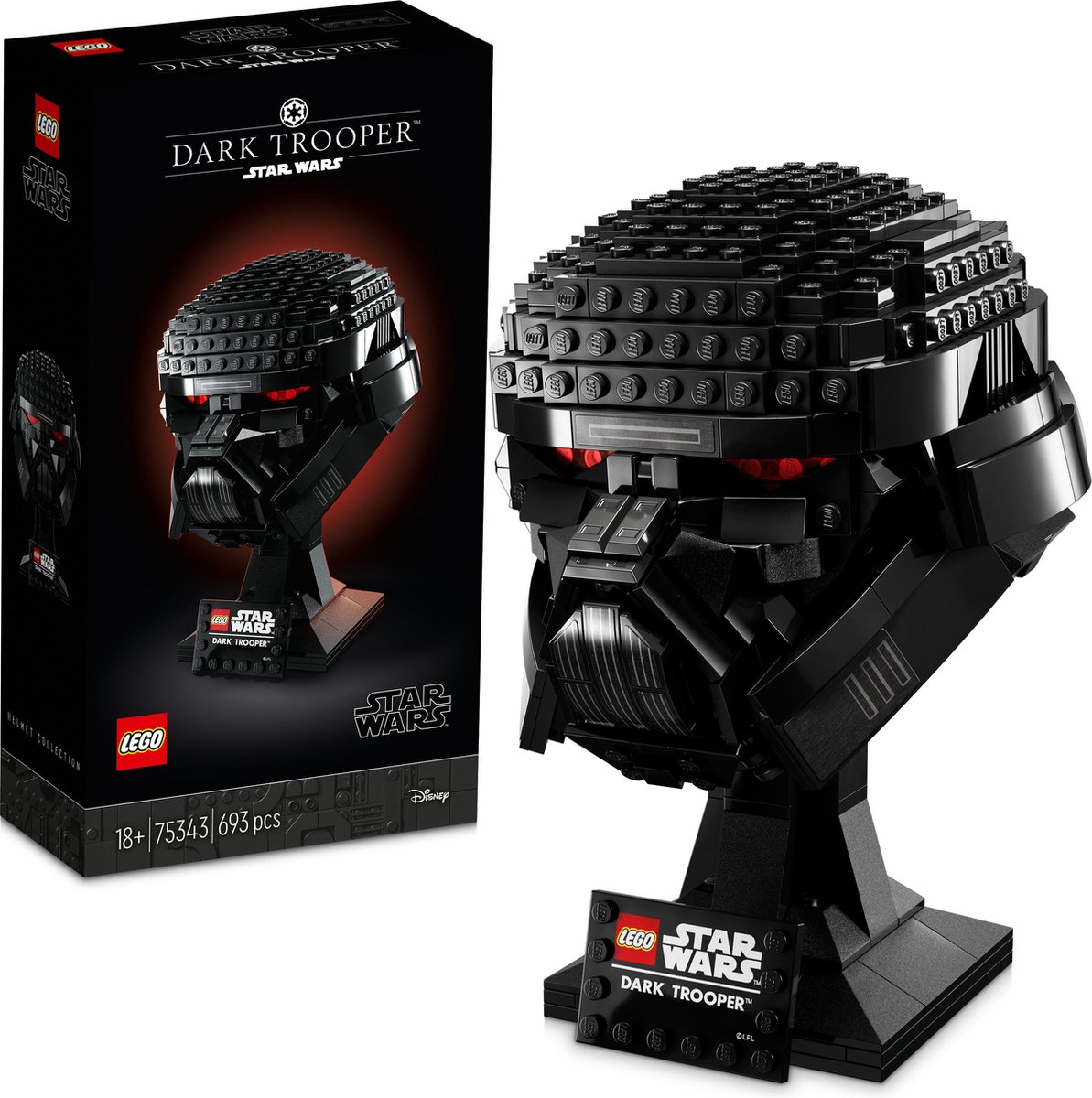 LEGO Star Wars Dark Trooper Helm - 75343 | bol.com
