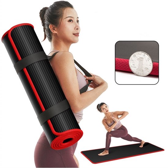 WiseGoods Premium Fitnessmat Waterafstotend Fitness Sport Yogamat