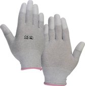 TRU COMPONENTS EPAHA-RL-S ESD-handschoen Met coating op de vingertoppen Maat: S Polyamide