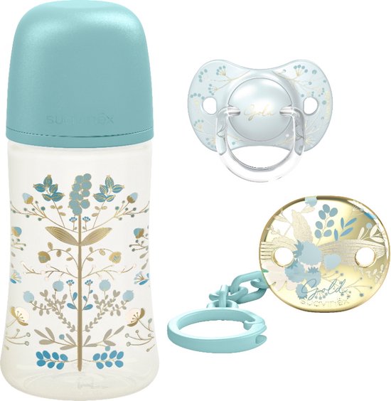 Babyflesje - Suavinex Gold Blue Gift Set SXSGZ2080248