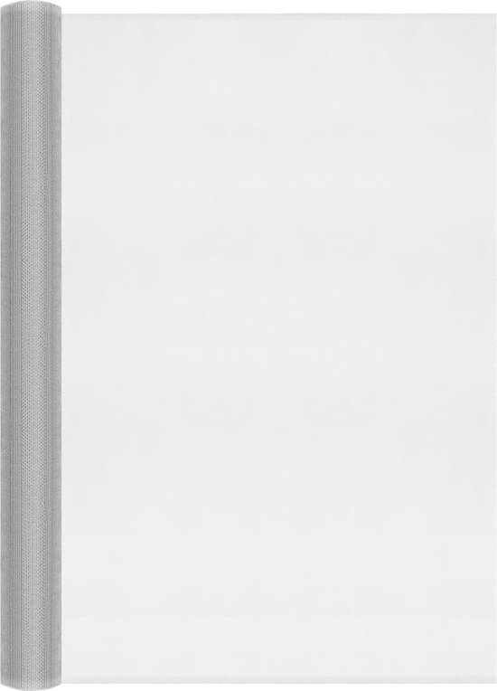 vidaXL Grillage métallique 80x1000 cm Aluminium Argenté