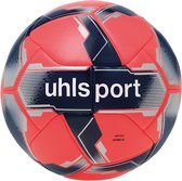 Uhlsport Match Addglue Voetbal Fluor Rood-Marine-Zilver