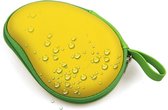 Peachy Opbergbox voor oortjes Mango vorm Beschermdoosje oordopjes Geel groen