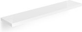 Casaria Wandplank Zwevend - 90 cm 15kg Belastbaar - Hoogglans Wit