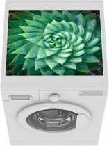 Wasmachine beschermer mat - Groene Spiral Aloe - Breedte 55 cm x hoogte 45 cm