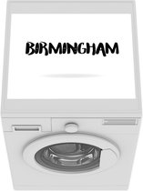 Wasmachine beschermer mat - de stadsnaam Birmingham - Breedte 55 cm x hoogte 45 cm