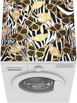 Wasmachine beschermer mat - Patronen - Zebra - Vlinder - Breedte 60 cm x hoogte 60 cm