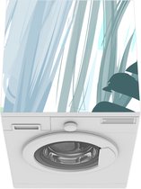 Wasmachine beschermer - Wasmachine mat - Zomer - Vlek - Groen - 60x60 cm - Droger beschermer