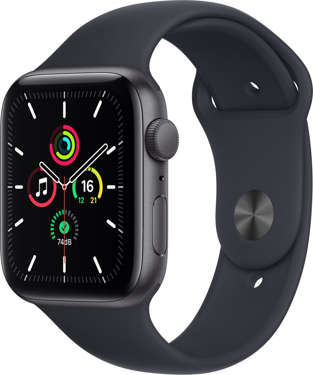 Afbeelding 3 van Apple Watch SE 2021 Smartwatch 44mm Spacegrijs