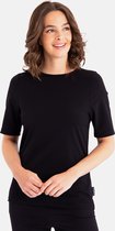 Le Loose T Travel - Top van Je m'appelle - Travel Quality materiaal: Stretch, kreukvrij, slijtvast, ademend en duurzaam.