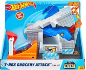 Hot Wheels City T-Rex Boodschappen Aanval Speelset