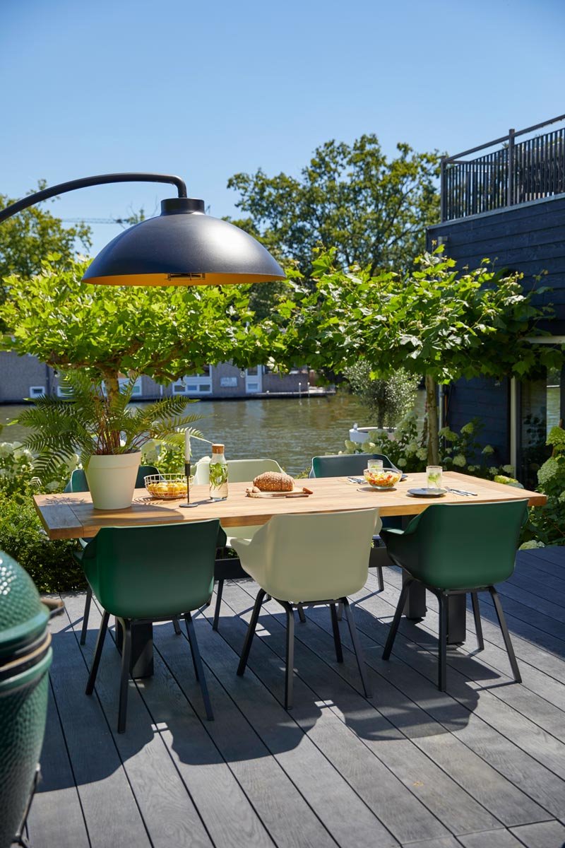 Hartman Sophie armchair chaise de jardin avec accoudoirs - Vert foncé