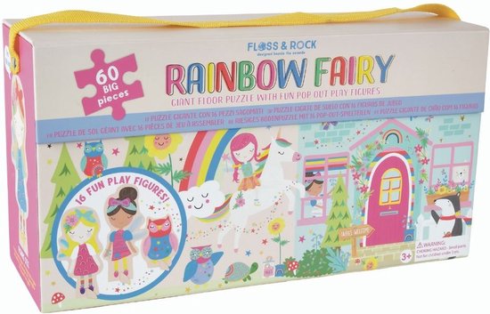 Floss & Rock Transparante color changing Paraplu - Dinosaurus - Wijs West