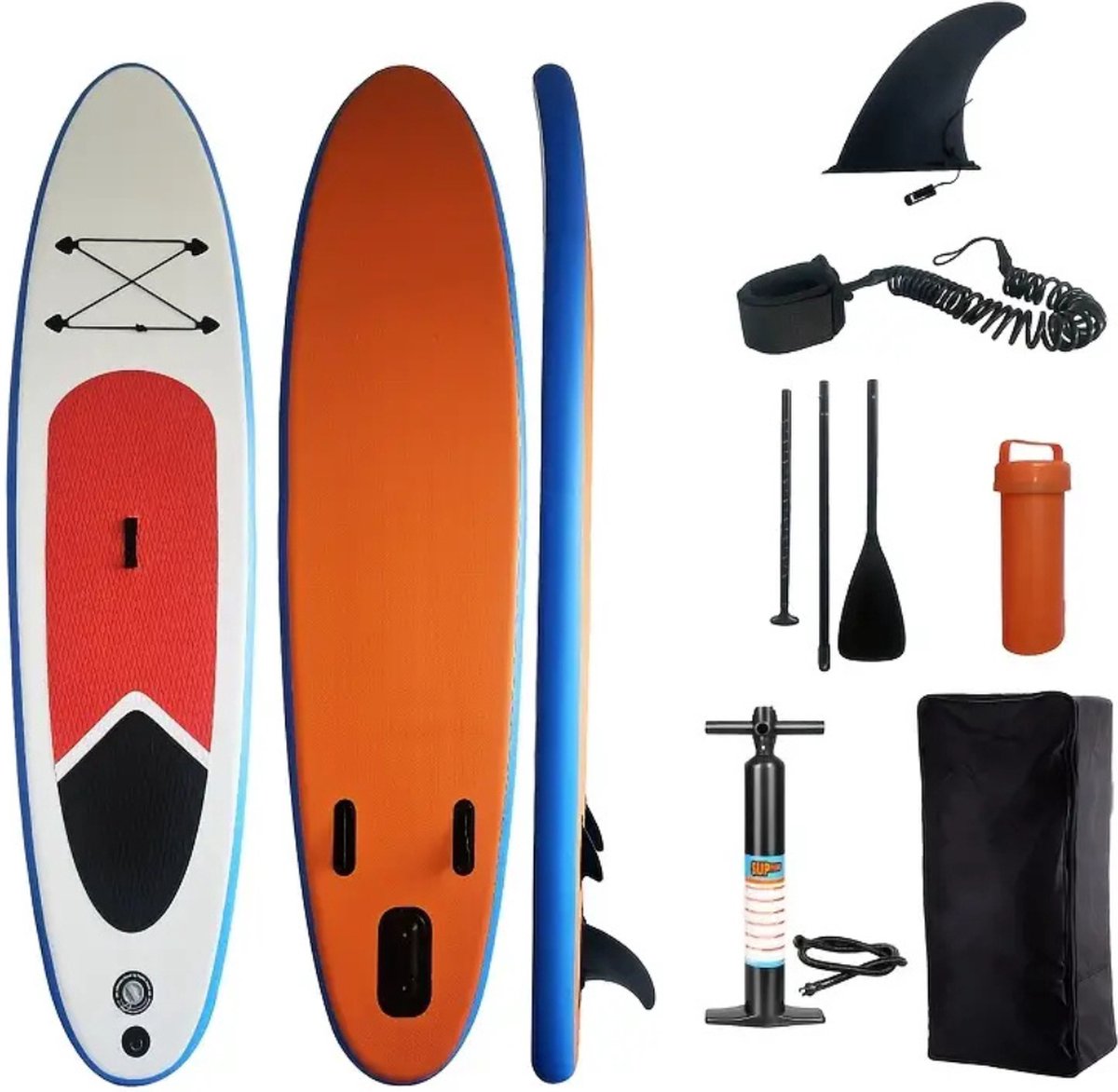 Bovista Sup Board - Opblaasbaar - Supboard - Sup Boards - Paddle - Kayak - Oranje - 320cm
