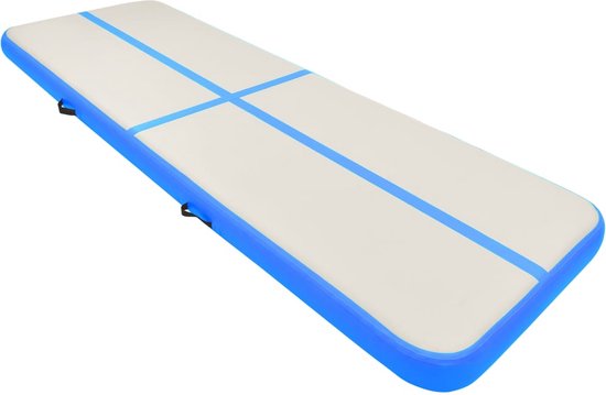 HIJOFUN Opblaasbare gymnastiekmat, 3/4/5/6 m, 20 cm hoog, trainingsmat, lengte vloermat, opblaasbare yogamat, taekwondo Air Floor Track HIJOFUN Opblaasbare gymnastiekmat, 3/4/5/6 m, 20 cm hoog, trainingsmat, lengte vloermat, opblaasbare yogamat, taekwondo Air Floor Track