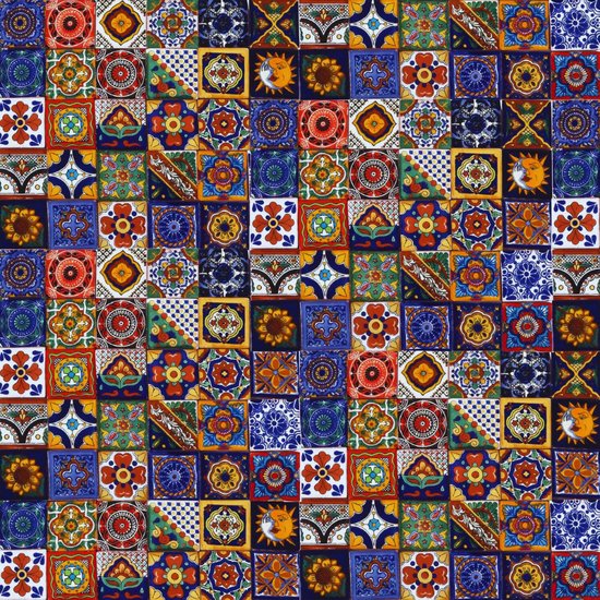 The Mosaic Factory Sevilla smalle vinger 2cm mozaïek tegels 30x30 turquoise - SEF20125