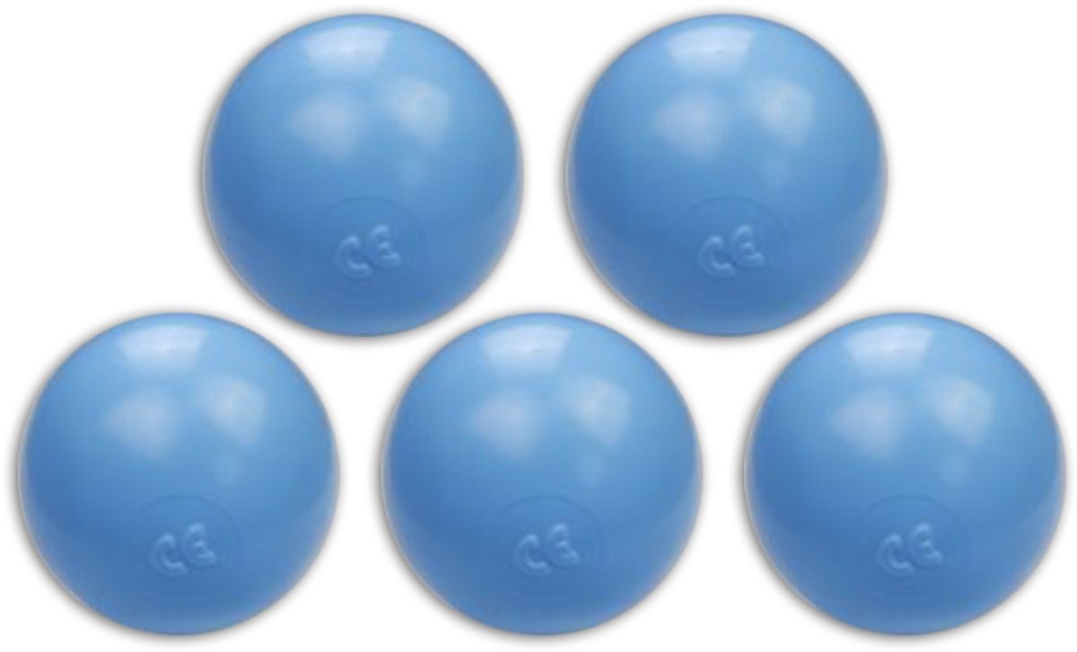 Ballenbak ballen - 100 stuks - 70 mm - baby blauw - Oer-Hollandse kwaliteit