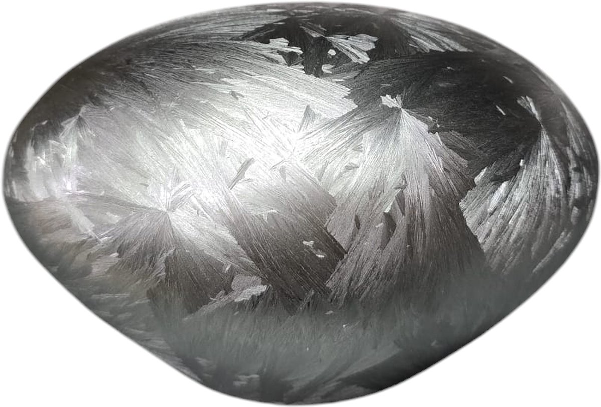 Mini Urn - Stone - Glas - Zilver Frost - 250ml