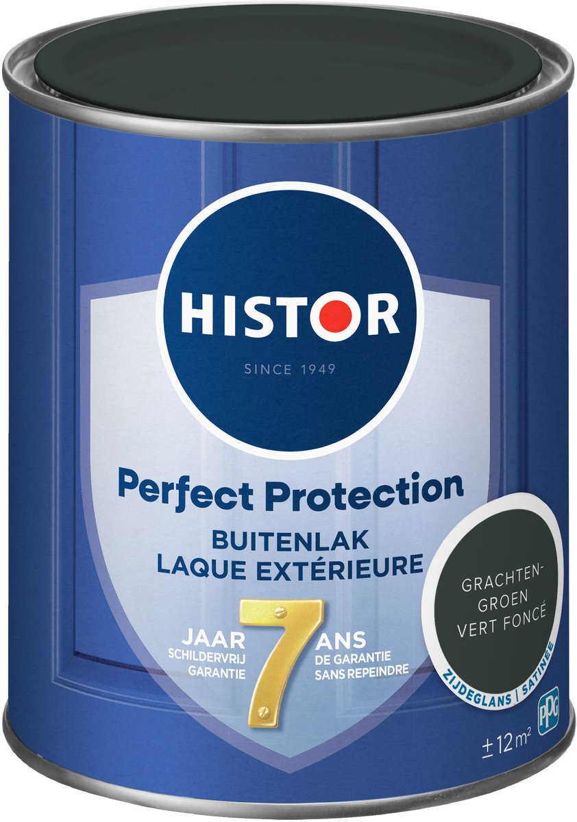 Histor Perfect Protection Buitenlak - Houtlak - Houtverf voor Buiten - Zijdeglans Verf voor Hout - Buitenverf - Grachtengroen - 0.75 L – foto 5